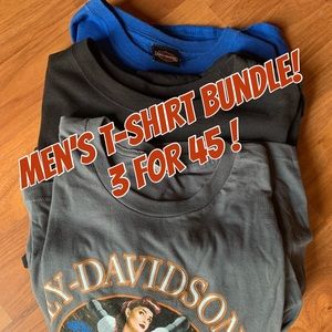 Men’s T-Shirt Bundle - 3 for $45 any men’s Tees